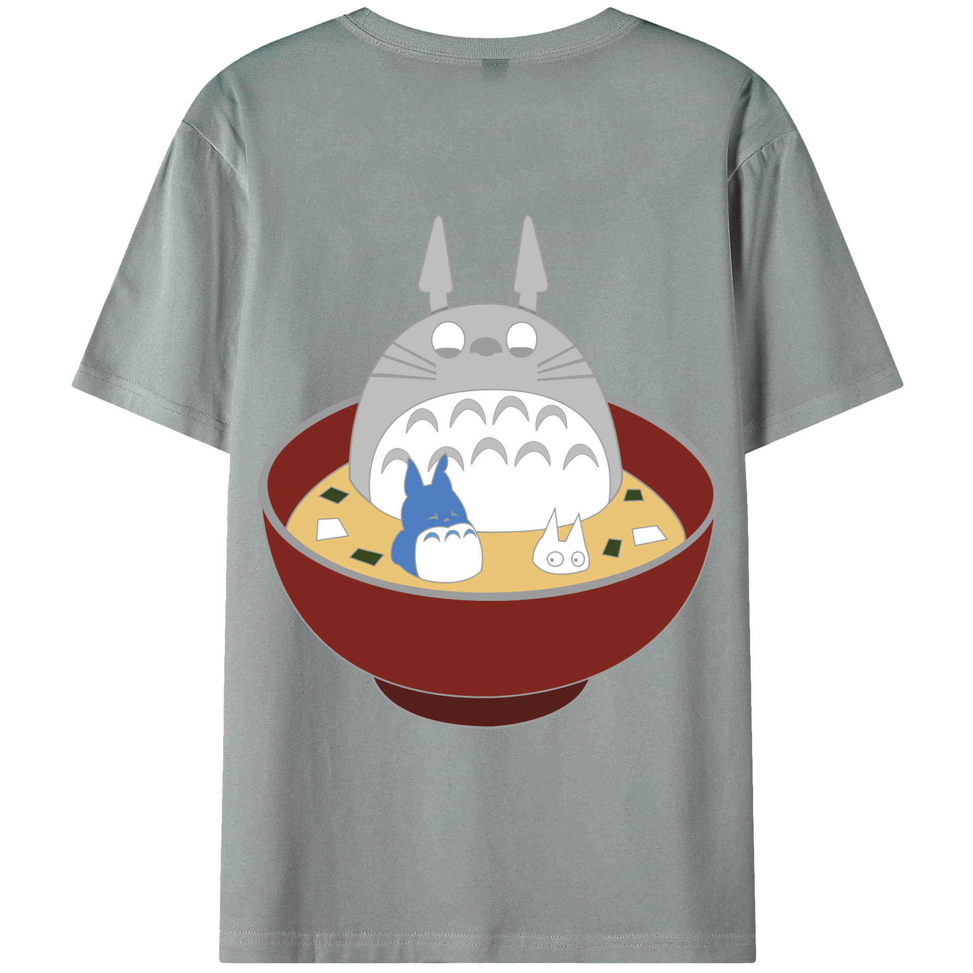 （画像用） となりのトトロ 草壁メイ 草壁サツキ My Neighbor Totoro Satsuki Kusakabe Mei Kusakabe 綿100％ メンズ半袖Tシャツ（バックプリント） 通気性